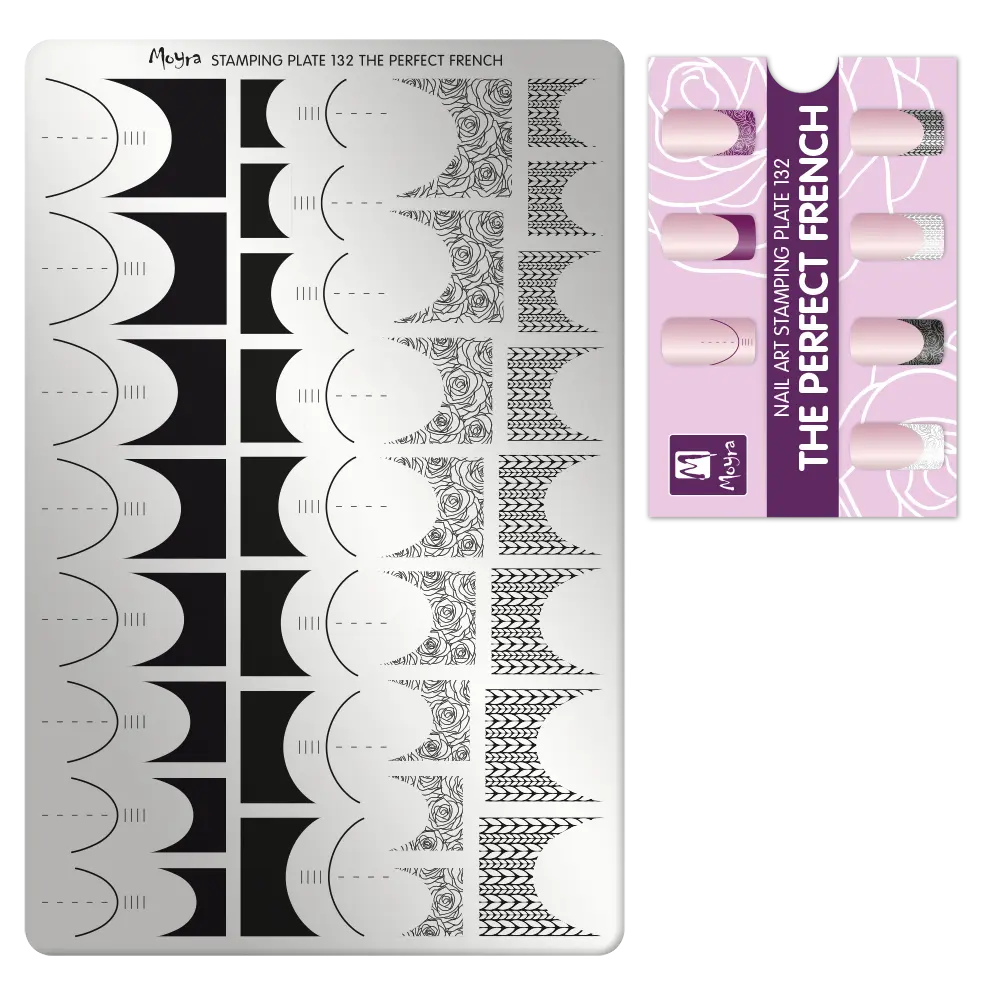 Stamping Plate 132 The Perfect French