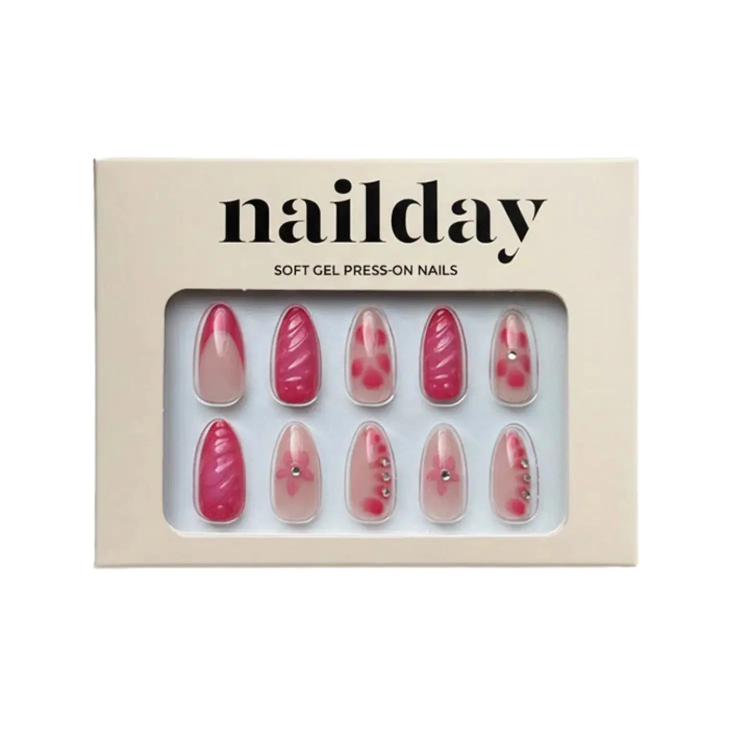 Soft Gel Press-On Nails Hot Girl Summer