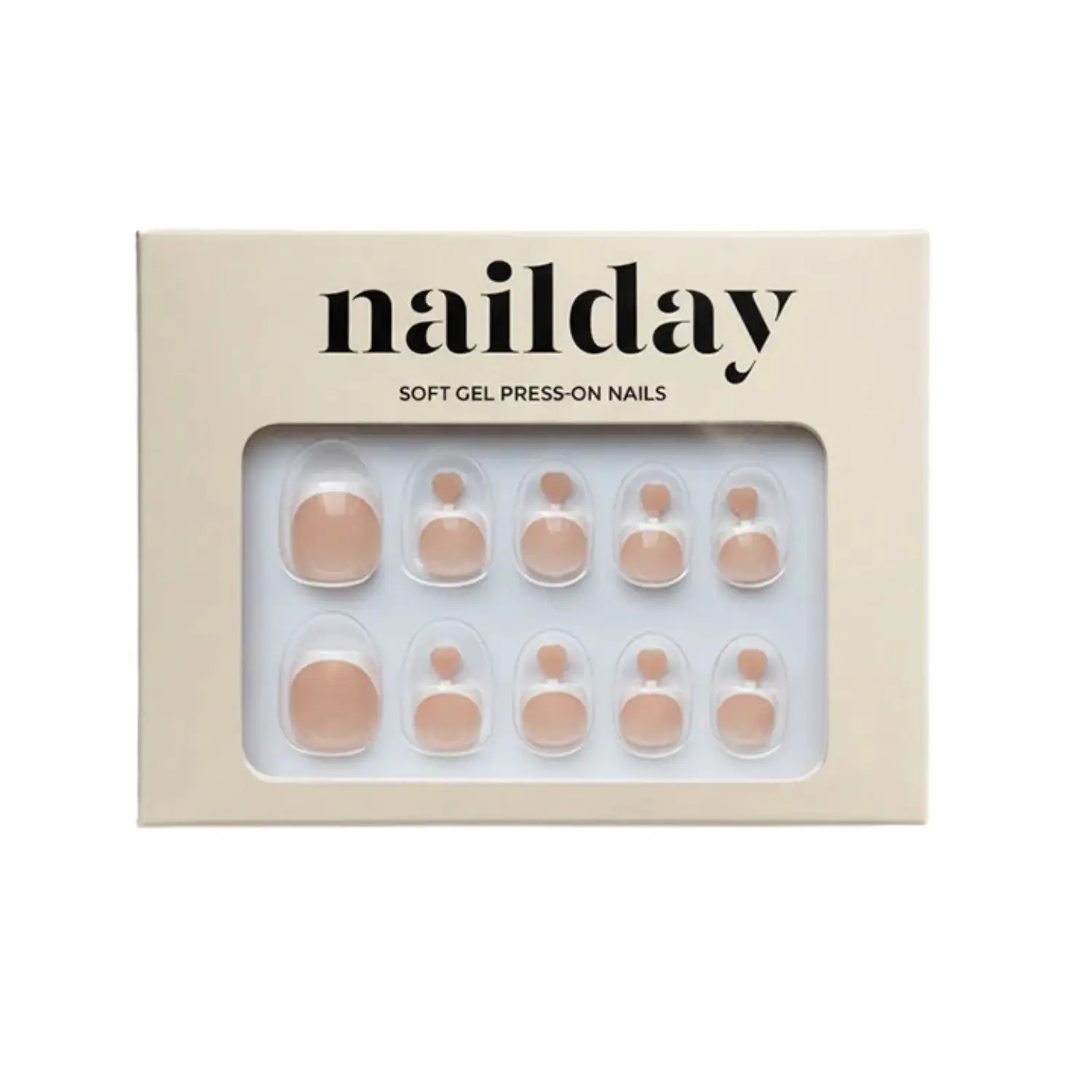 Soft Gel Press-On Toe Nails Celine