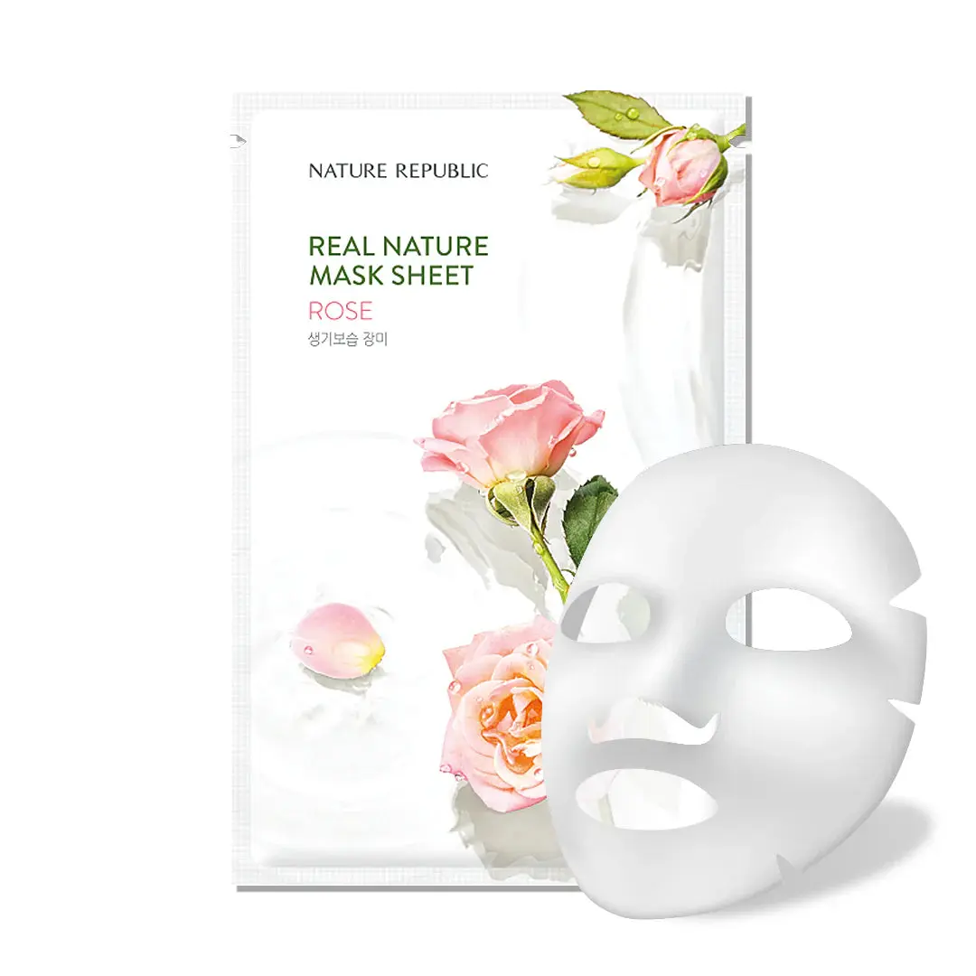 Real Nature Mask Sheet Rose - Image 2