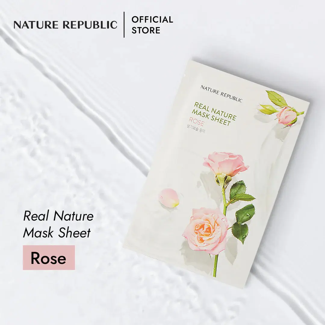 Real Nature Mask Sheet Rose - Image 3