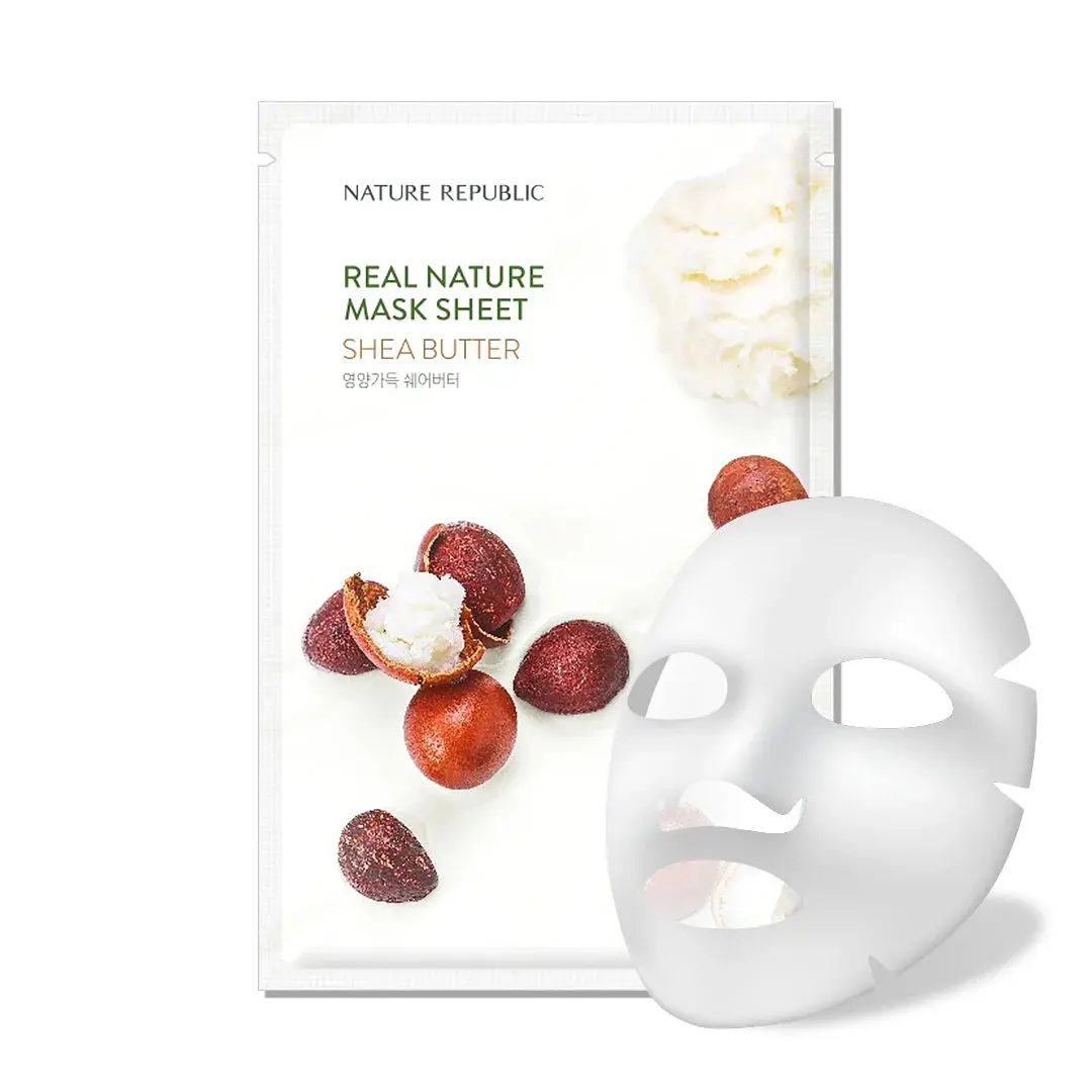 Real Nature Sheet Mask Shea Butter - Image 2