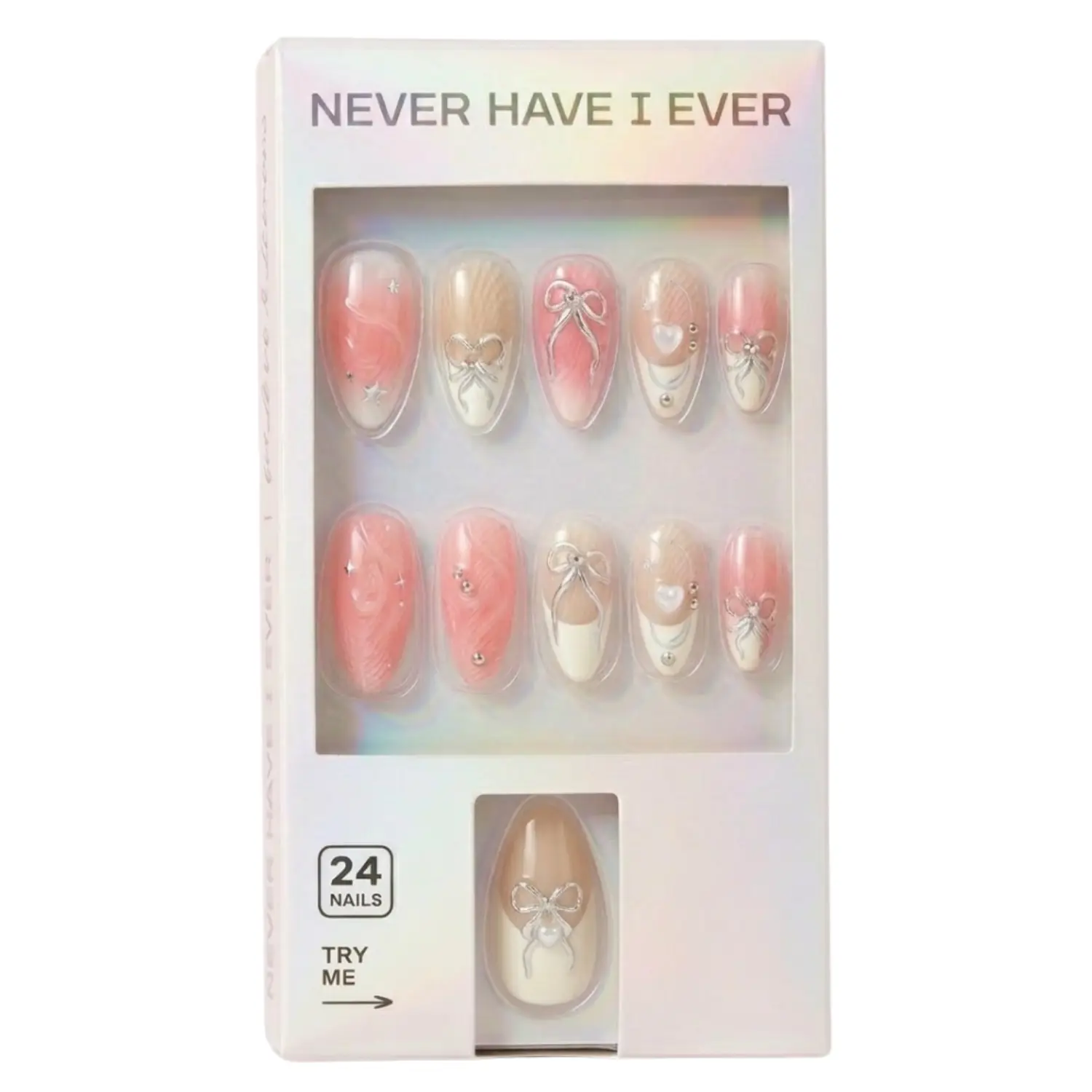 Press-On Nails Ballerina Slipper
