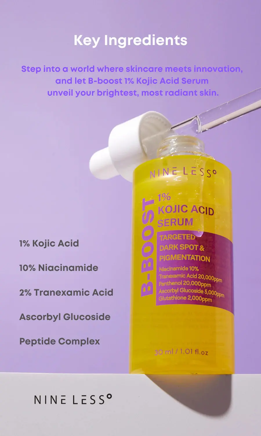 B-Boost 1% Kojic Acid Serum - Image 3