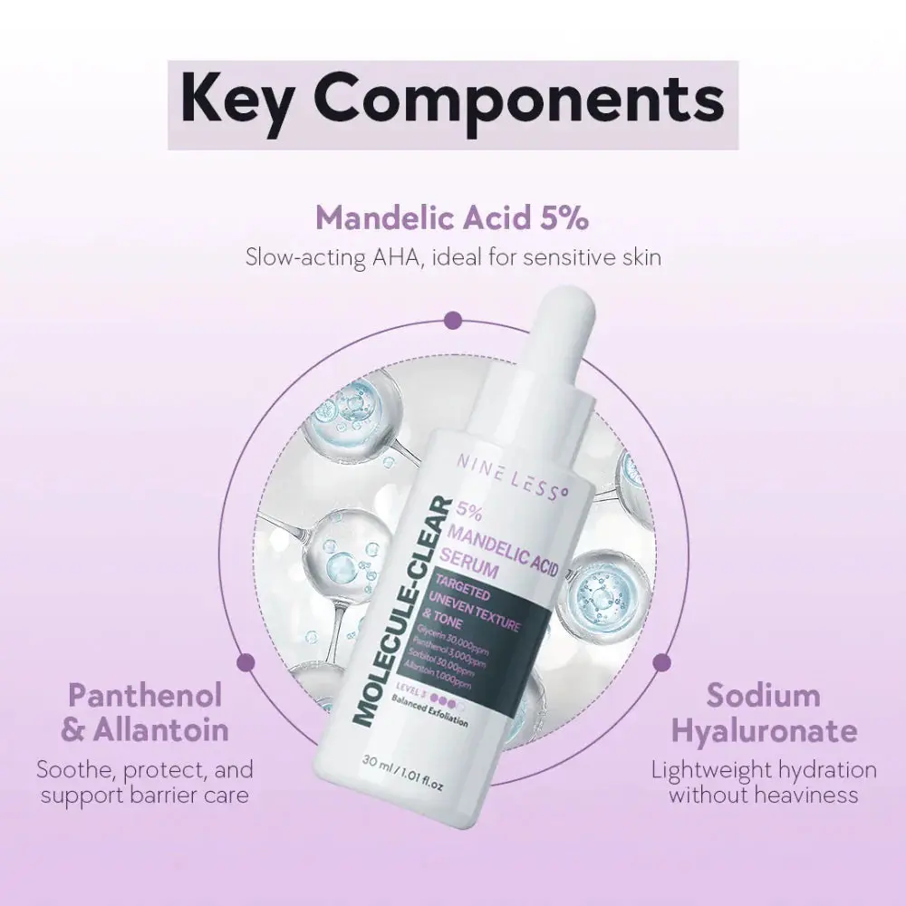Molecule-Clear 5% Mandelic Acid Serum - Image 3