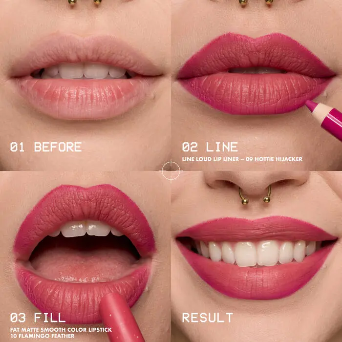 Fat Matte Smooth Color Lipstick Berry Smooth - Image 4