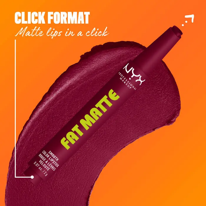 Fat Matte Smooth Color Lipstick Berry Smooth - Image 5