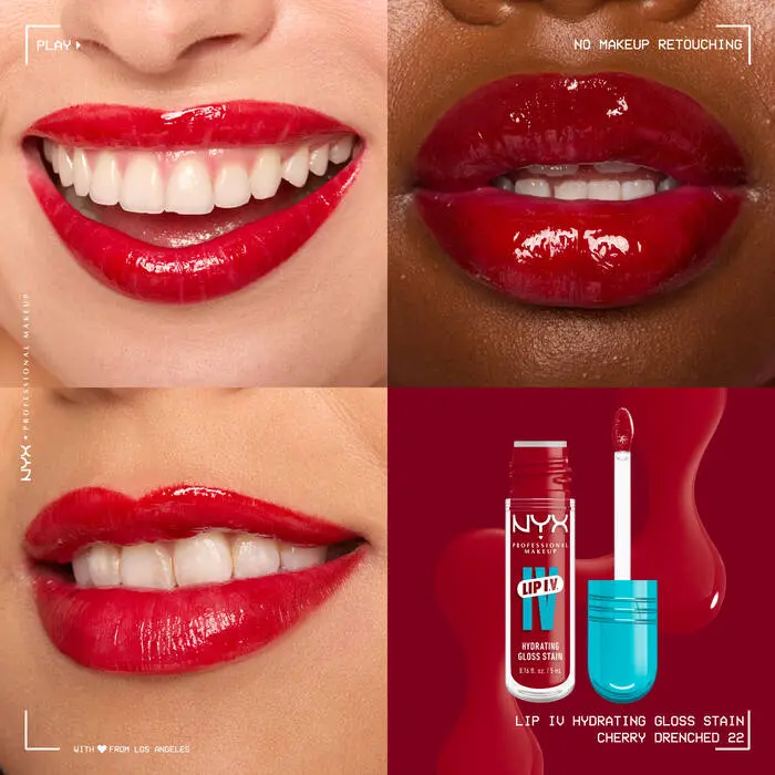 Lip IV Hydrating Gloss Cherry Drenched - Image 3