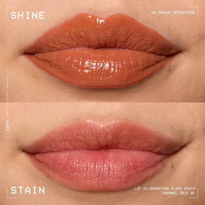 Lip IV Hydrating Lip Gloss Caramel Drip - Image 2