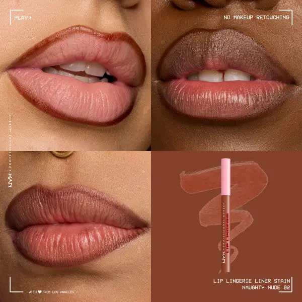 Lip Lingerie Lip Liner Stain Naughty Nude - Image 2