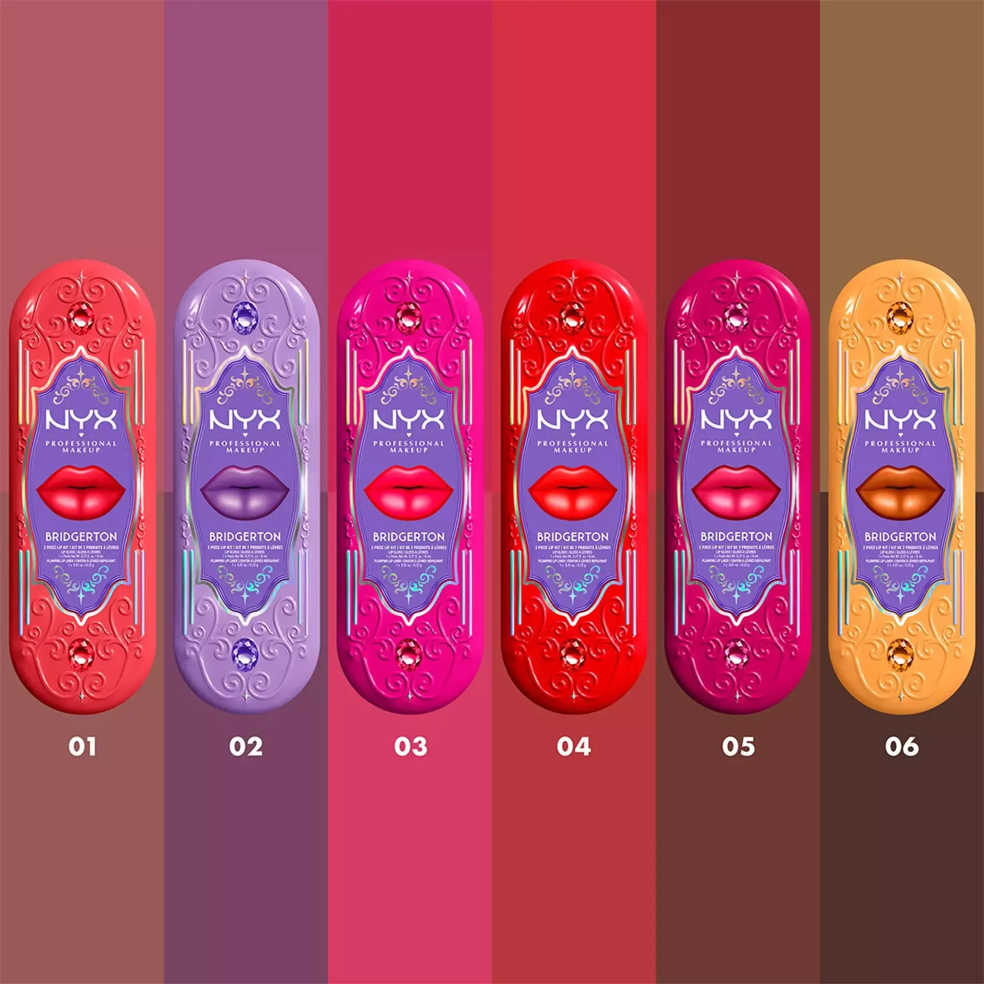 x Bridgerton Royal Treasures Duo Lipkit 04 Rogue Romance + Flirt Alert - Image 7