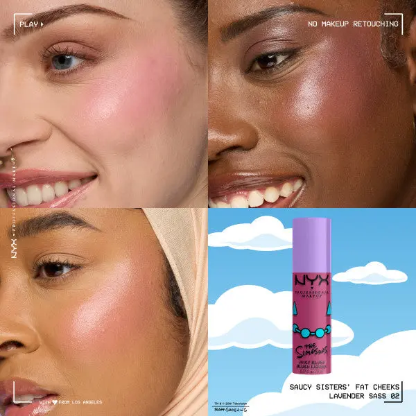 Saucy Sisters Juicy Liquid Blush Patty Lavender Sass - Image 2