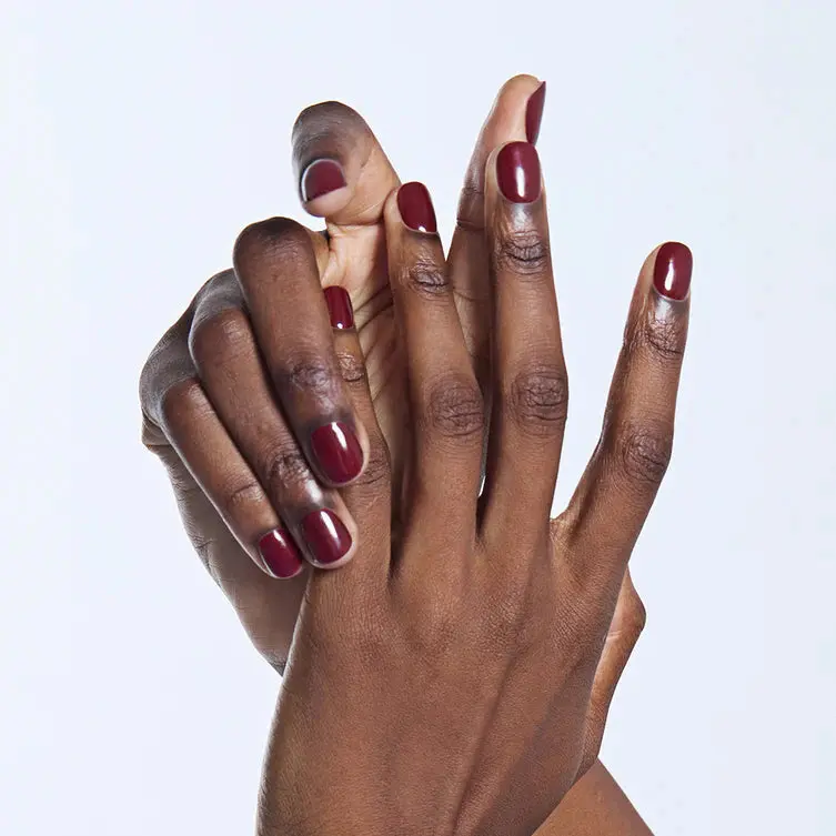 Semi Cured Gel Nail Strips N Classic Burgundy - Image 6