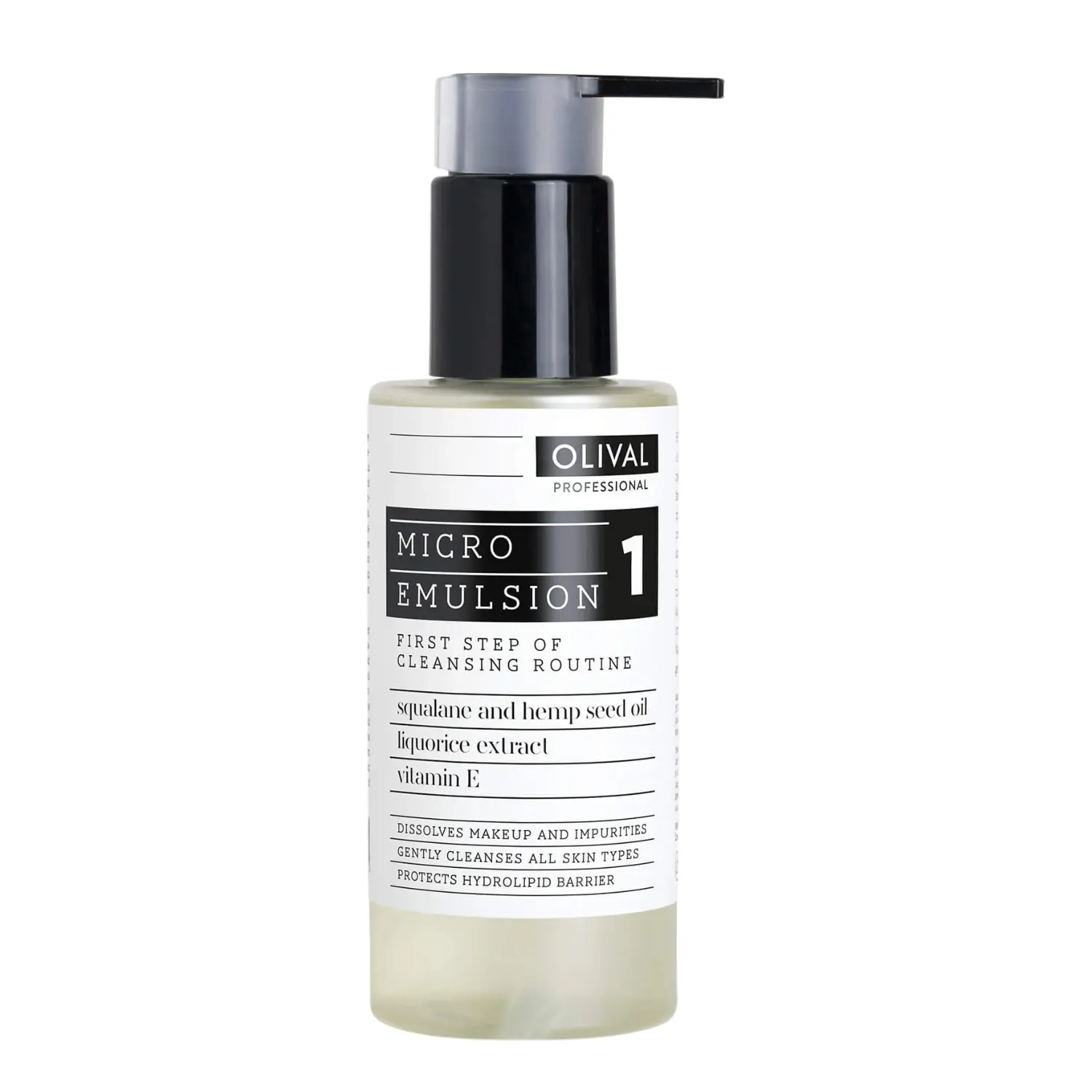 Microemulsion For The First Step Of Facial Cleansing