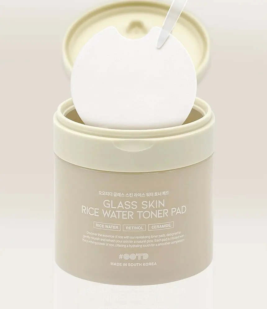 Glass Skin Rice Water Toner Pad - Image 4