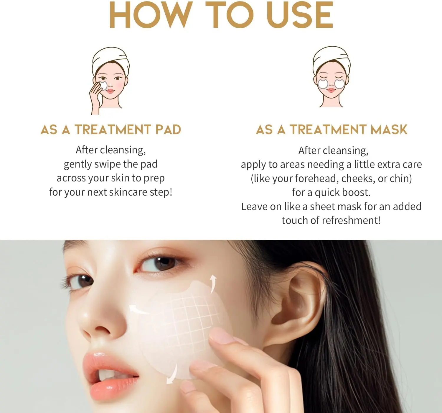 Glass Skin Rice Water Toner Pad - Image 6