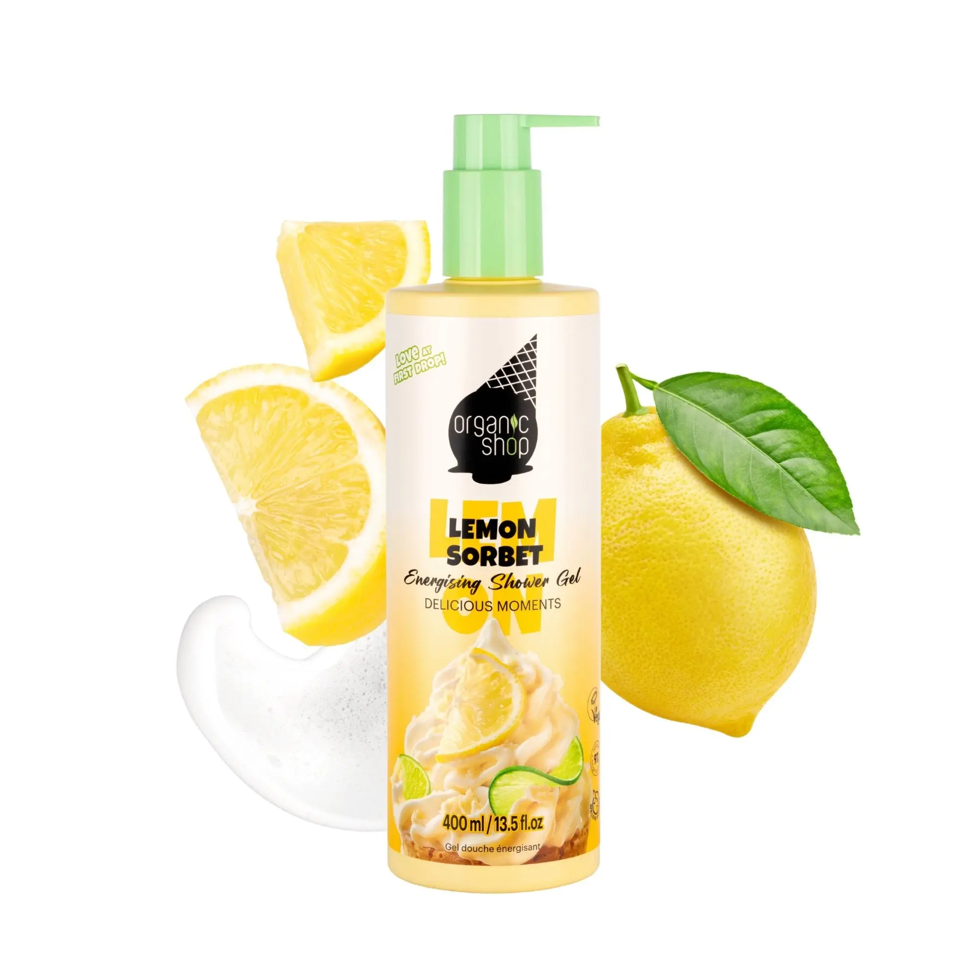 Energising Shower Gel Lemon Sorbet - Image 2