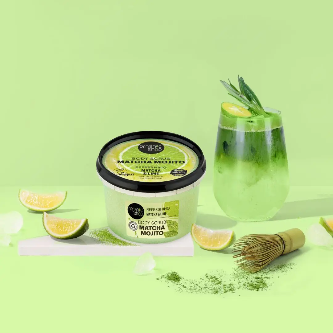 Matcha Mojito Body Scrub Refreshing Matcha & Lime - Image 2