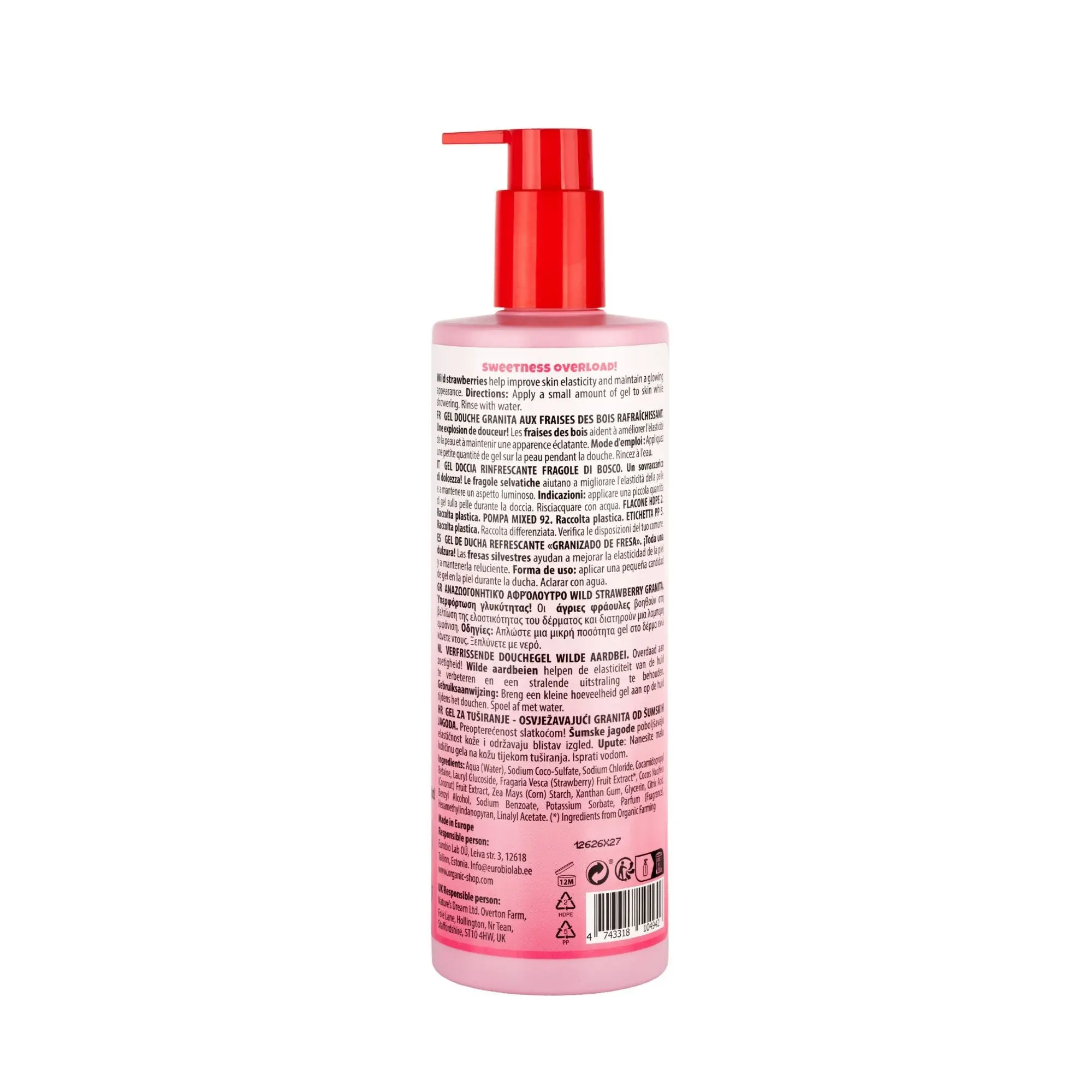 Refreshing Shower Gel Wild Strawberry Granita - Image 3