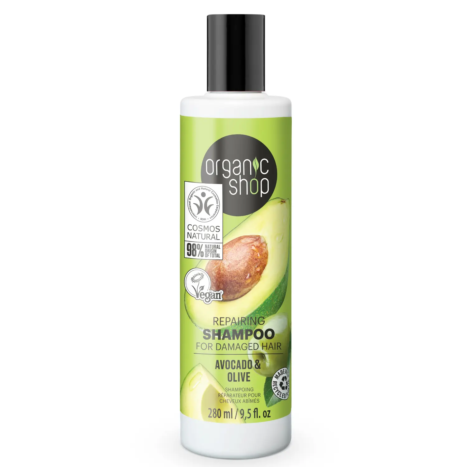 Repairing Shampoo for Damaged Hair Avocado and Olive