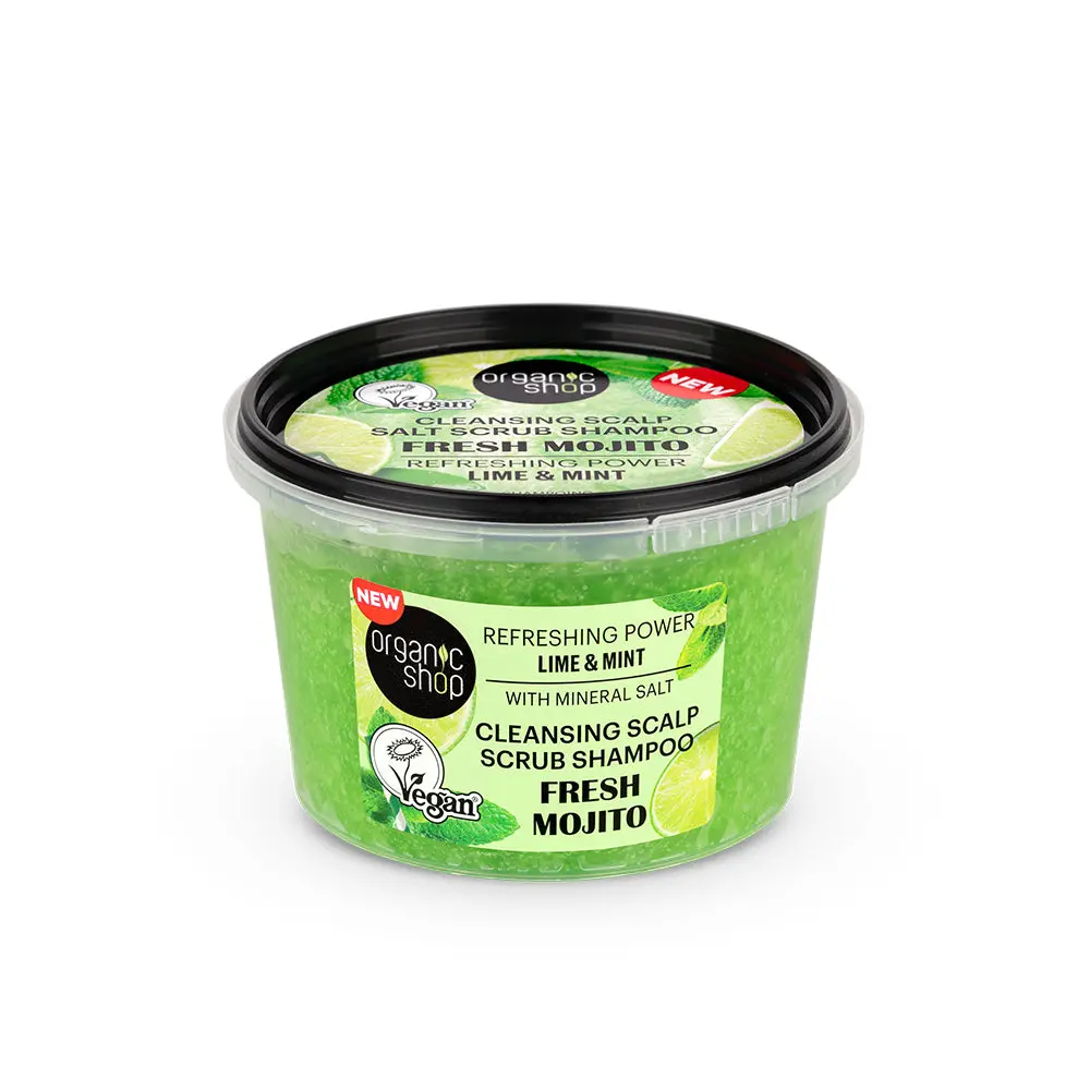 Salt Scrub Shampoo Fresh Mojito
