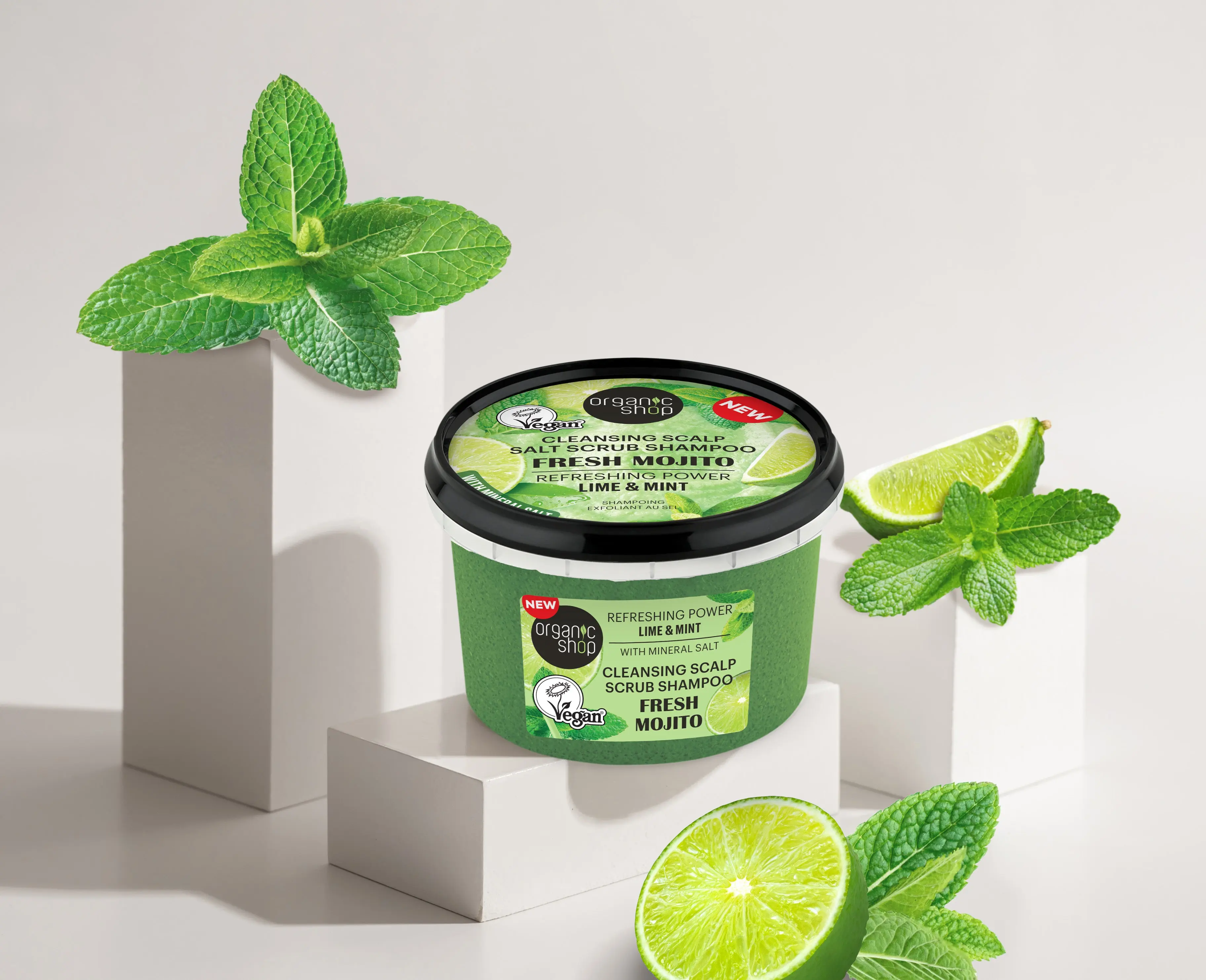 Salt Scrub Shampoo Fresh Mojito - Image 3