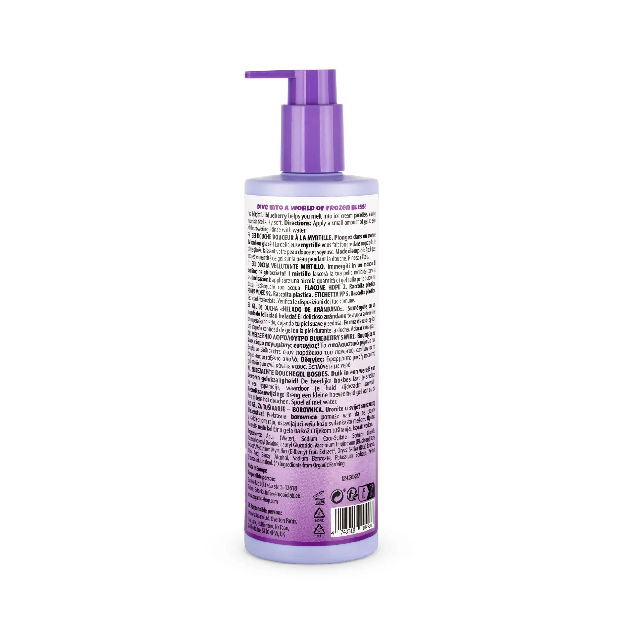 Silky Shower Gel Blueberry Swirl - Image 3