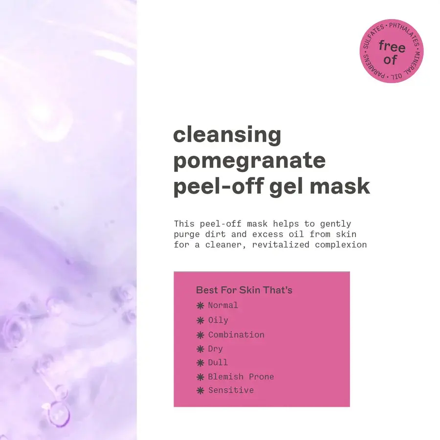 Peel-off Gel Mask Pomegranate Revitalize - Image 4