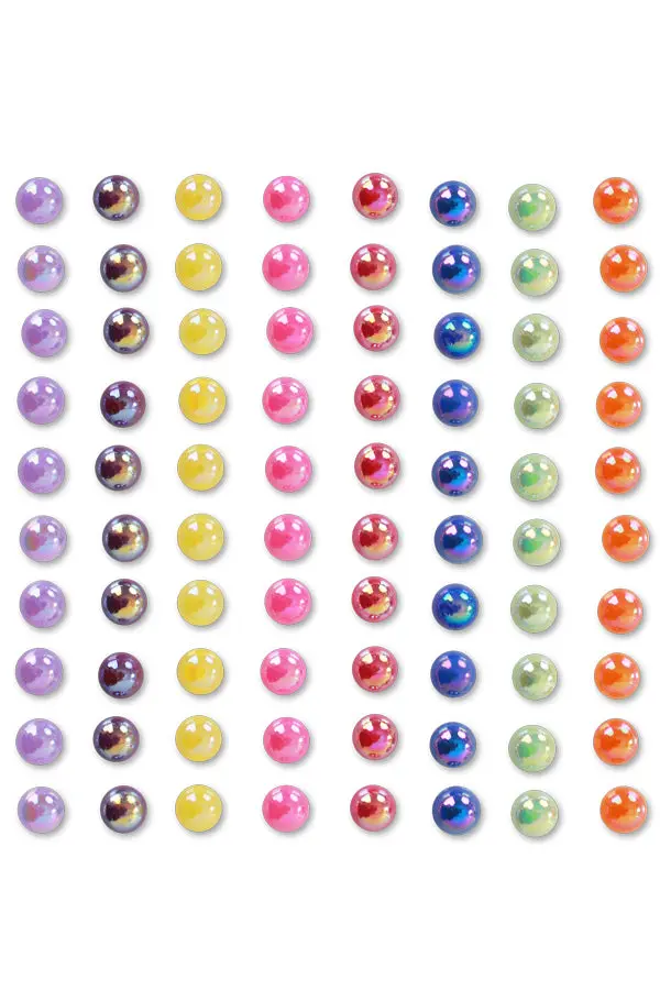 Face Jewel Sticker Rainbow