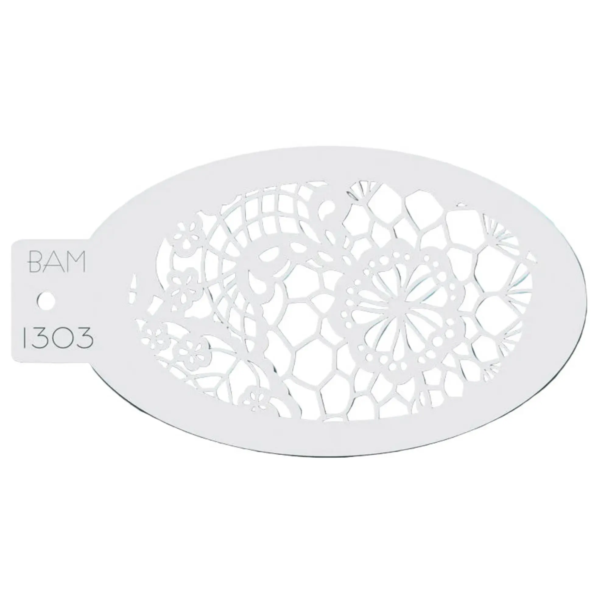 Face Paint Stencil BadAss 1303