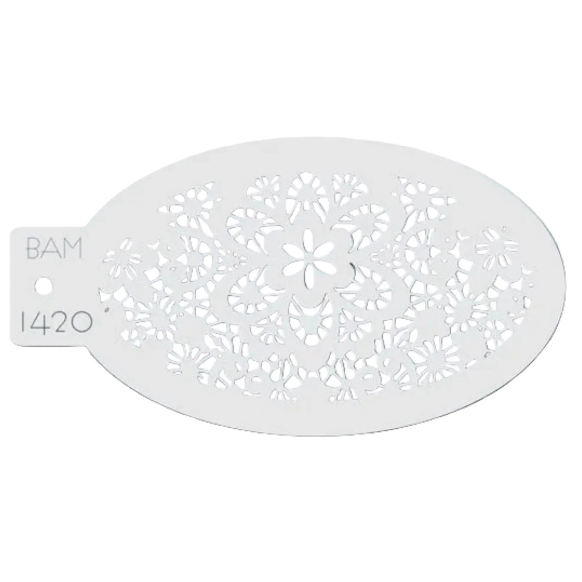 Face Paint Stencil BadAss 1420