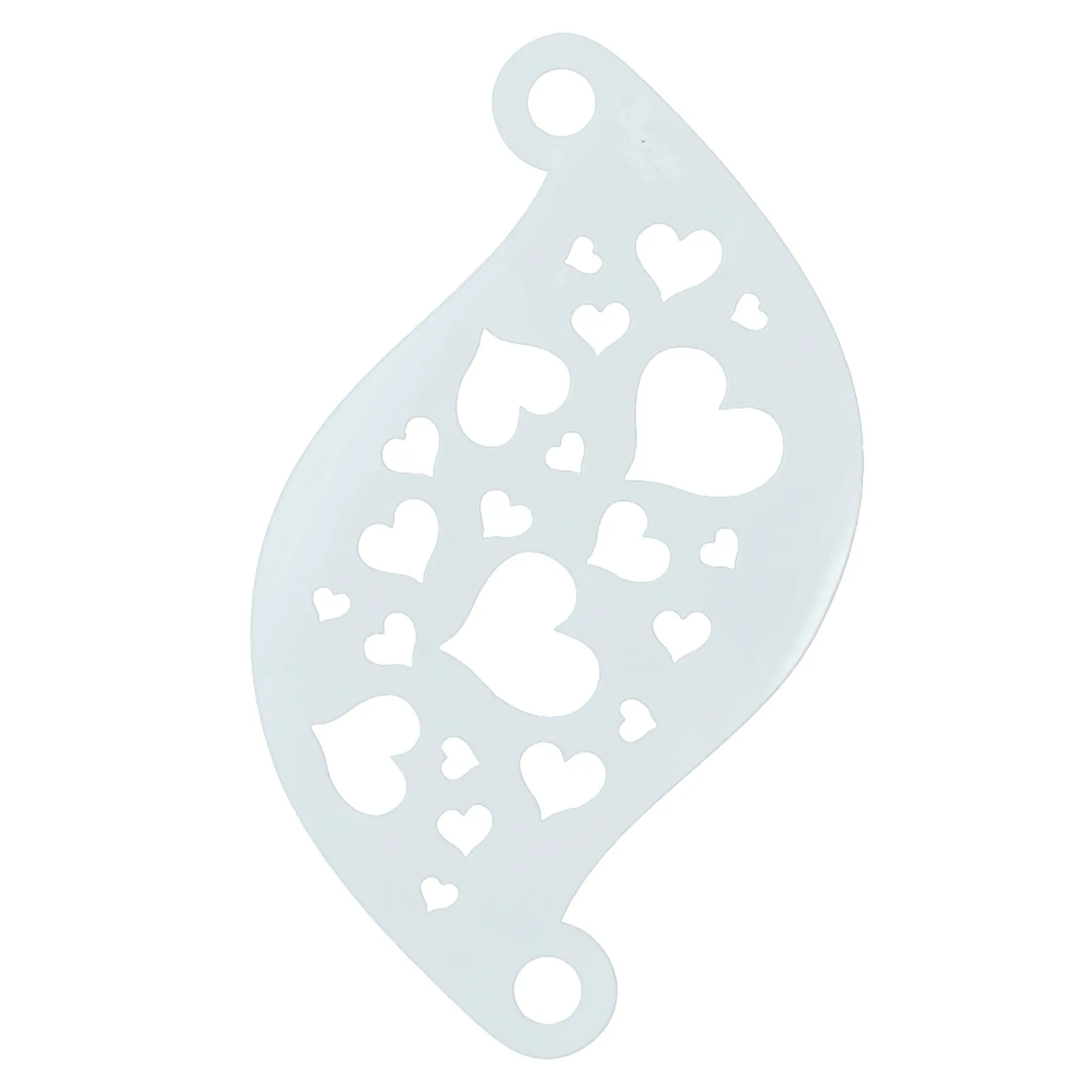 Face Paint Stencil Hearts