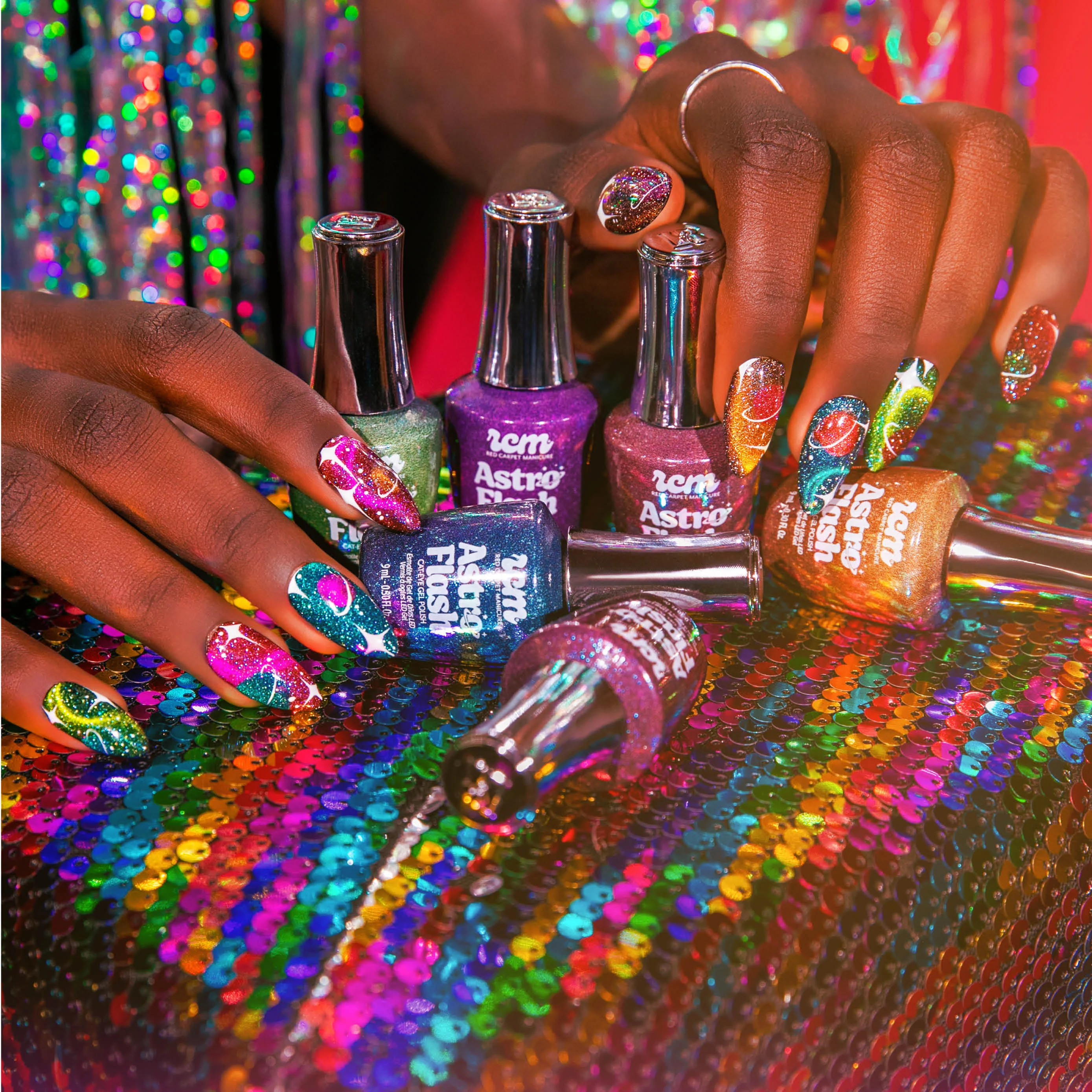 Astro Flash Cat-Eye Gel Polish Rock-Et My World - Image 5