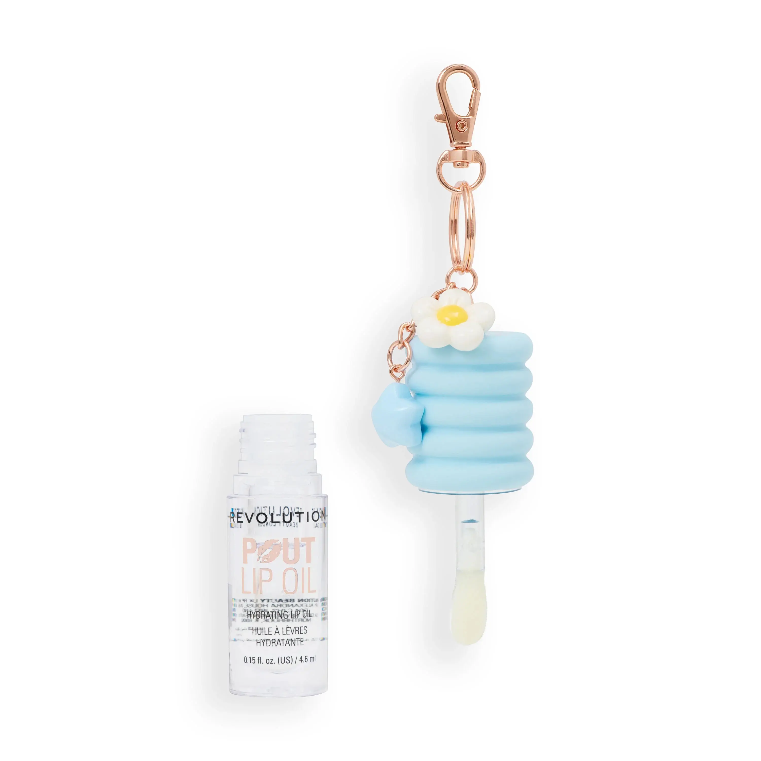 Pout Lip Oil Lychee Clear With Blue Charm