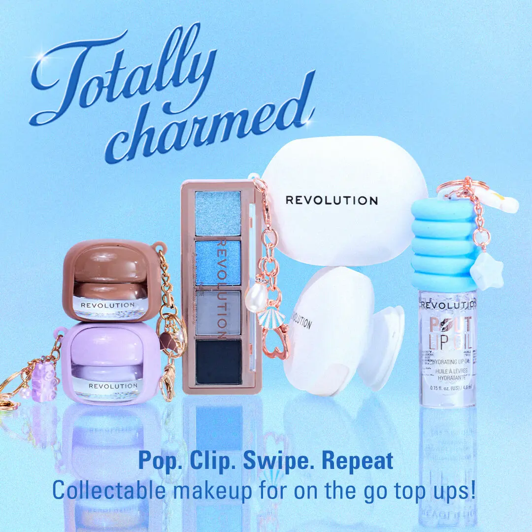 Pout Lip Oil Lychee Clear With Blue Charm - Image 3