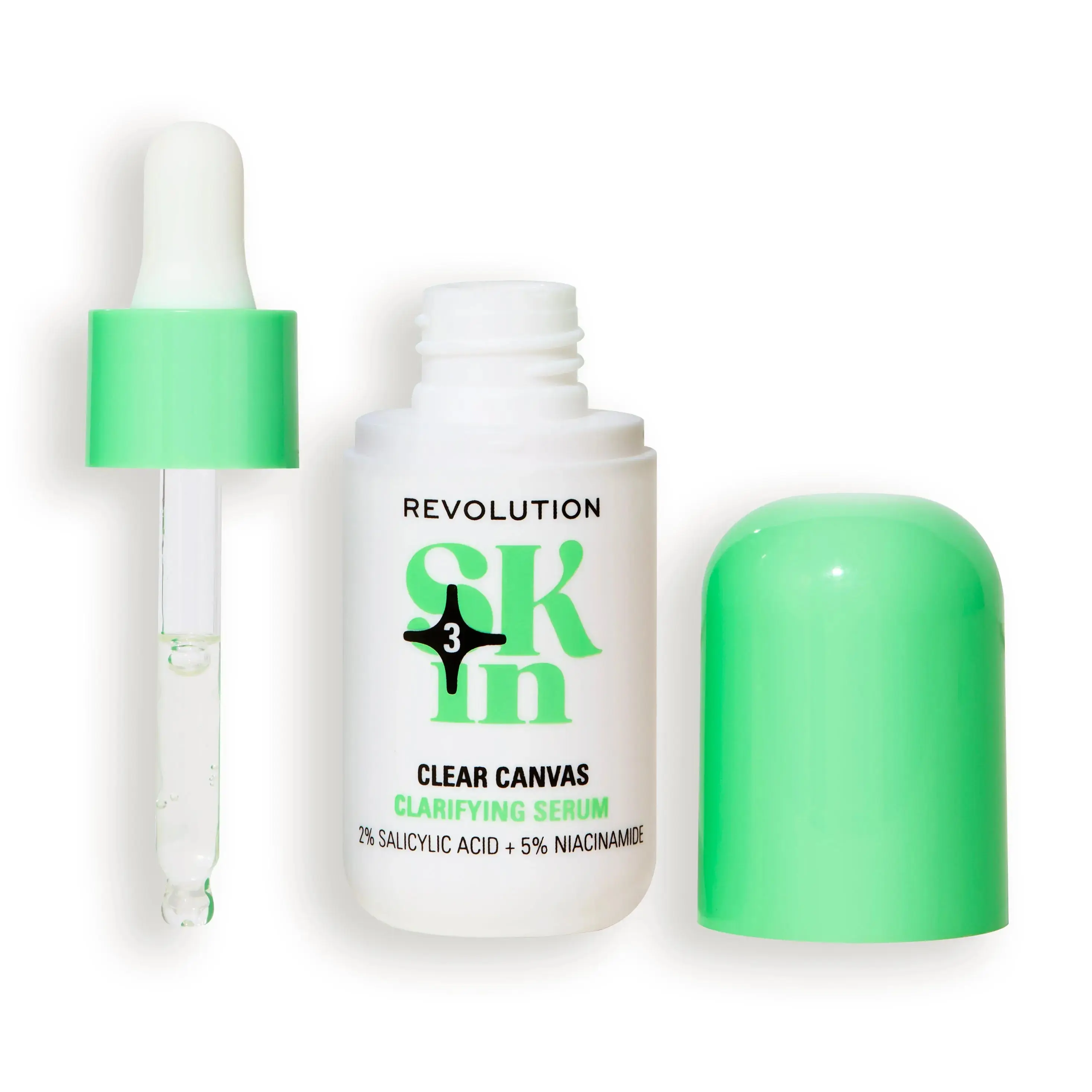 Clear Canvas 5% Niacinamide & 2% Salicylic Acid Clarifying Serum - Image 3
