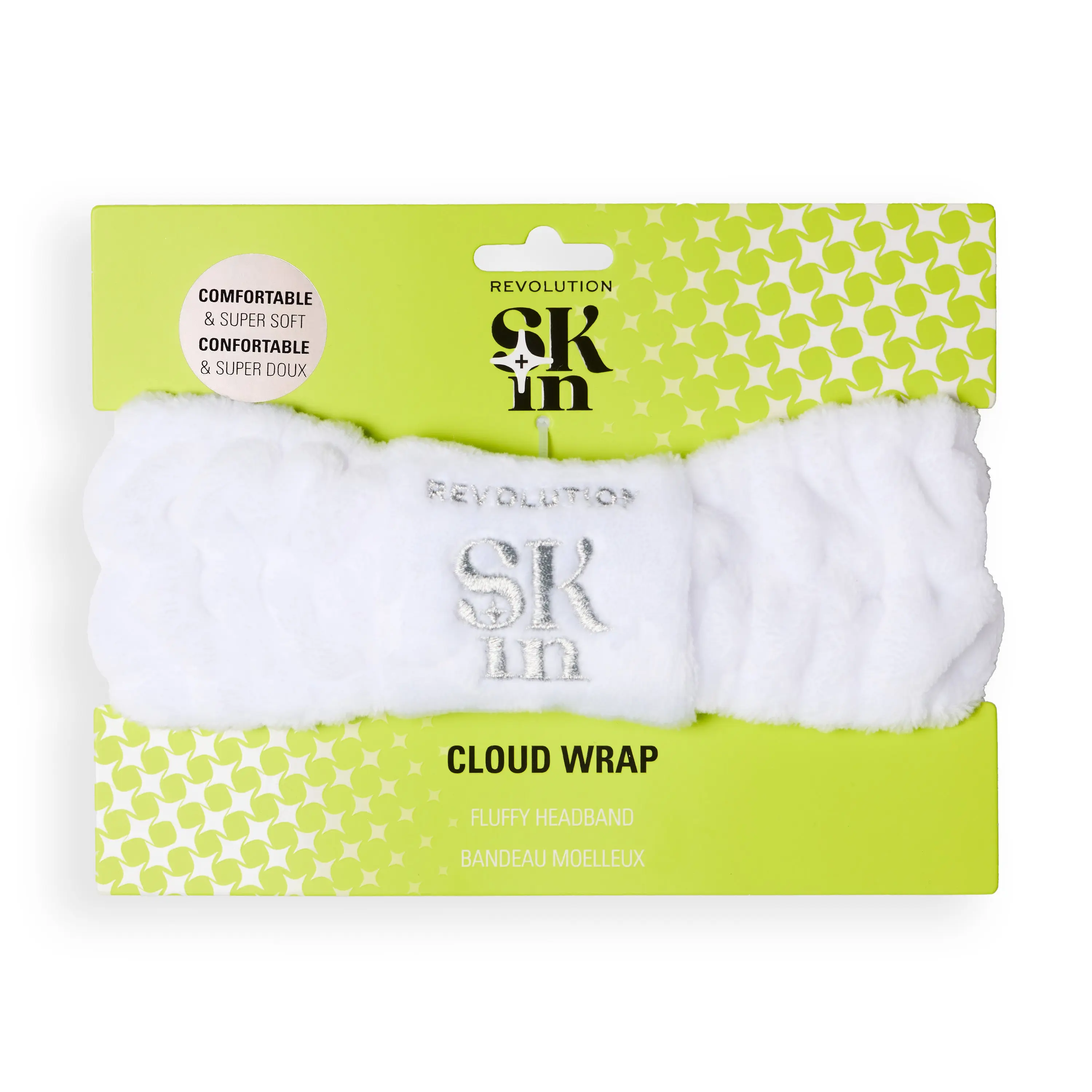 Microfibre Skincare Headband White - Image 2
