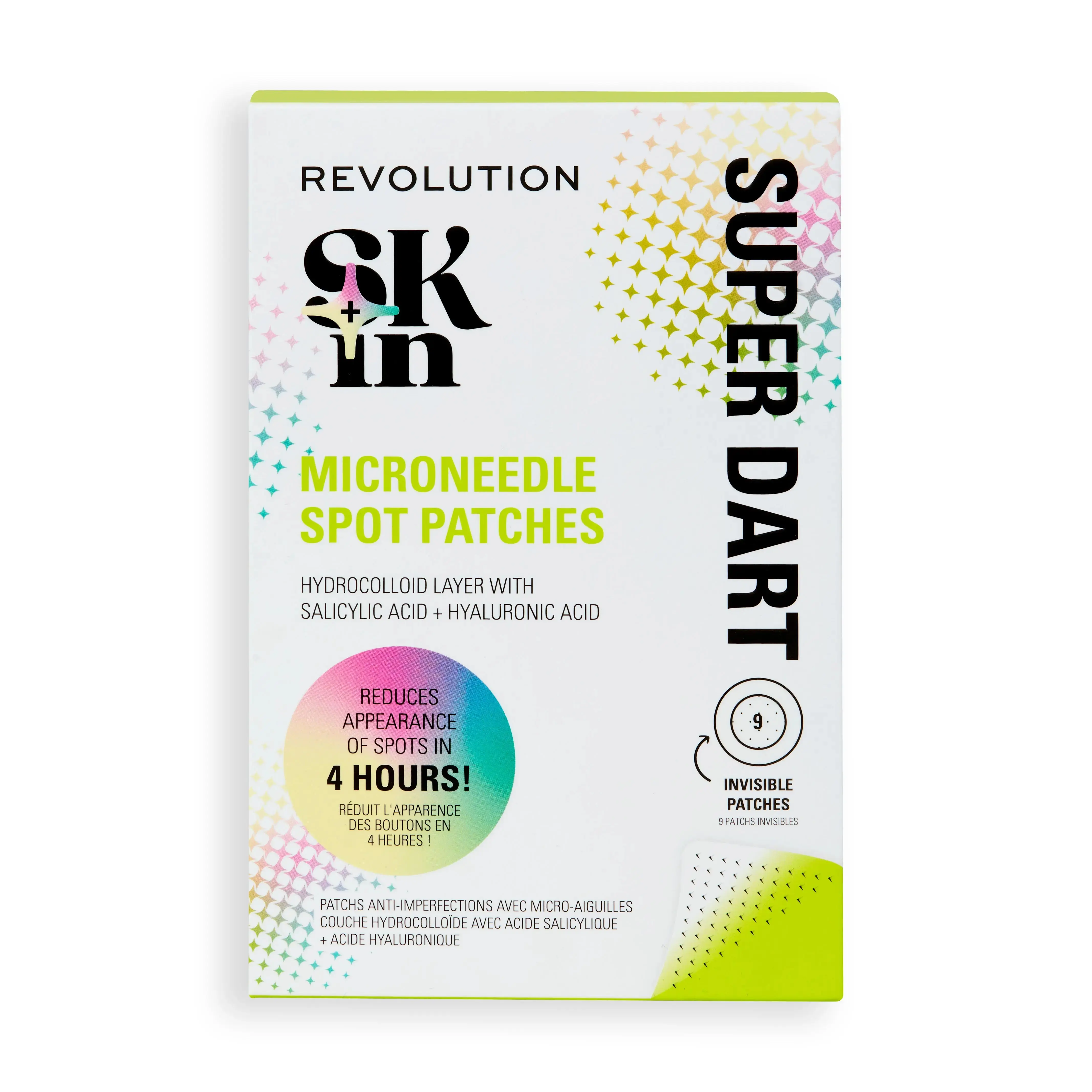 Super Dart Microneedle Salicylic Acid Hydrocolloid Spot Patches