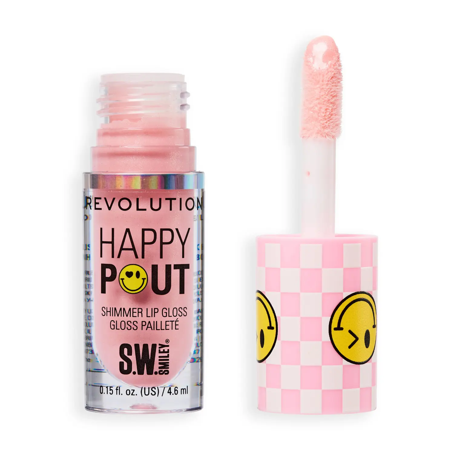 x S.W.Smiley Happy Pout Lip Gloss Pink Bliss