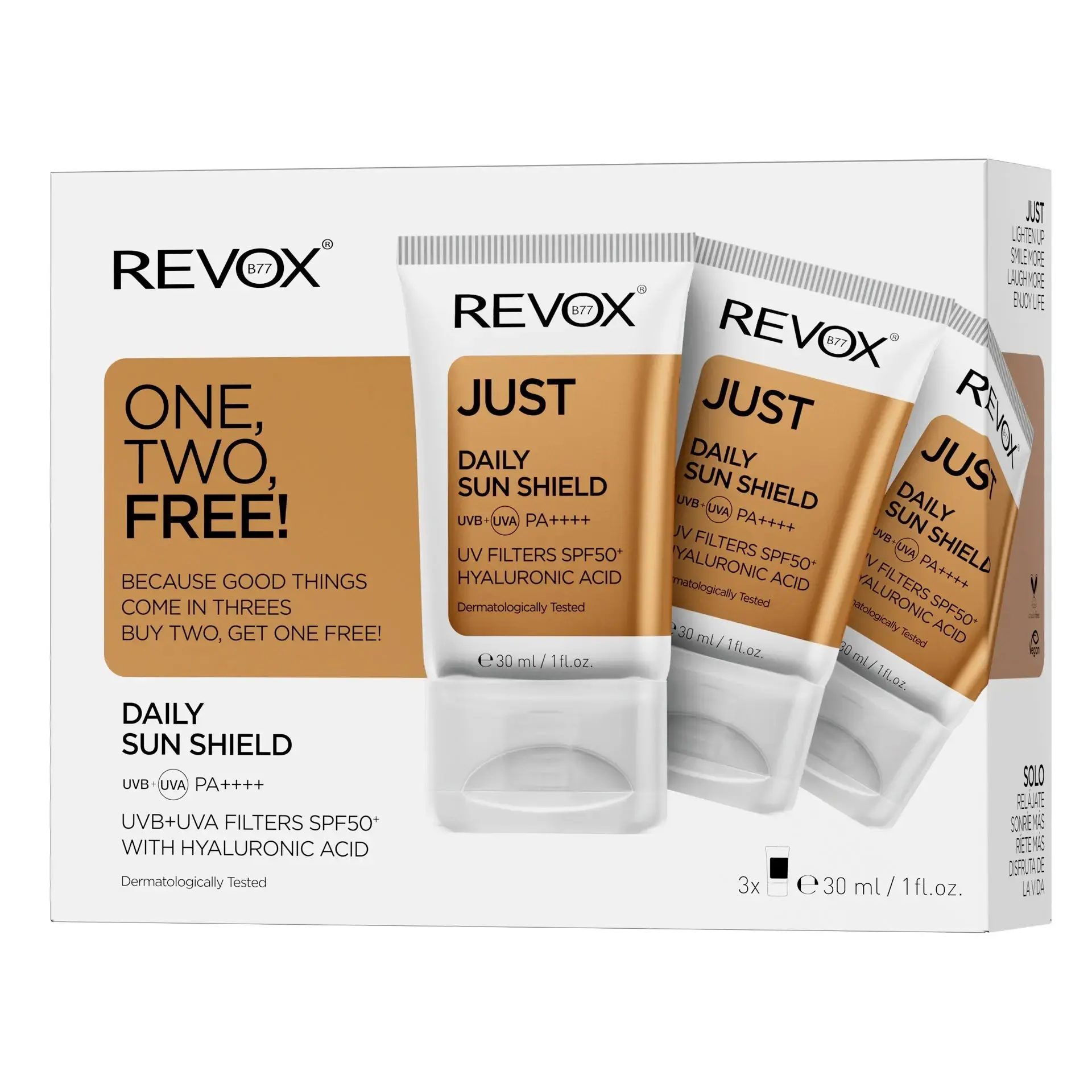 Just Daily Sun Shield SPF 50+ with Hyaluronic Acid Set