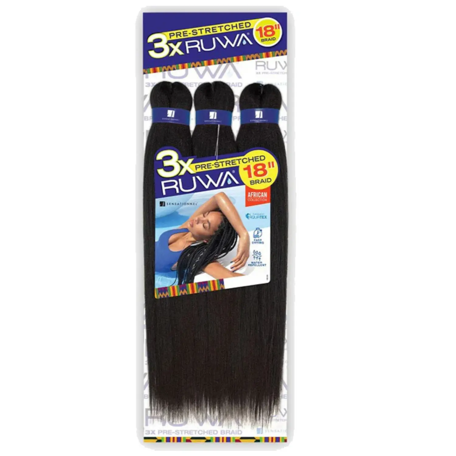 Sensationnel Pre-Stretched 18" Braiding Hair