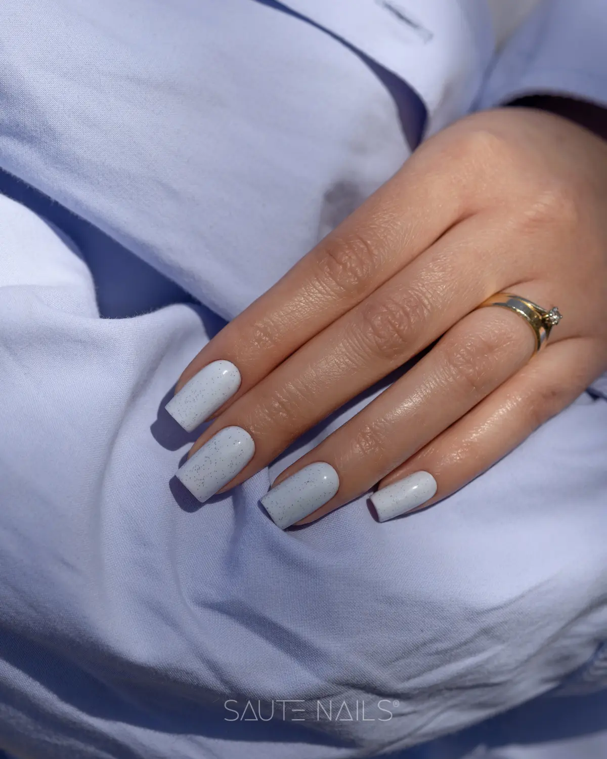 UV Gel Polish S344 Cotton Sky - Image 5