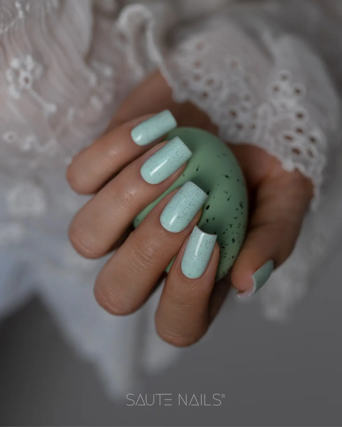 UV Gel Polish S345 Fluffy Grass - Image 4