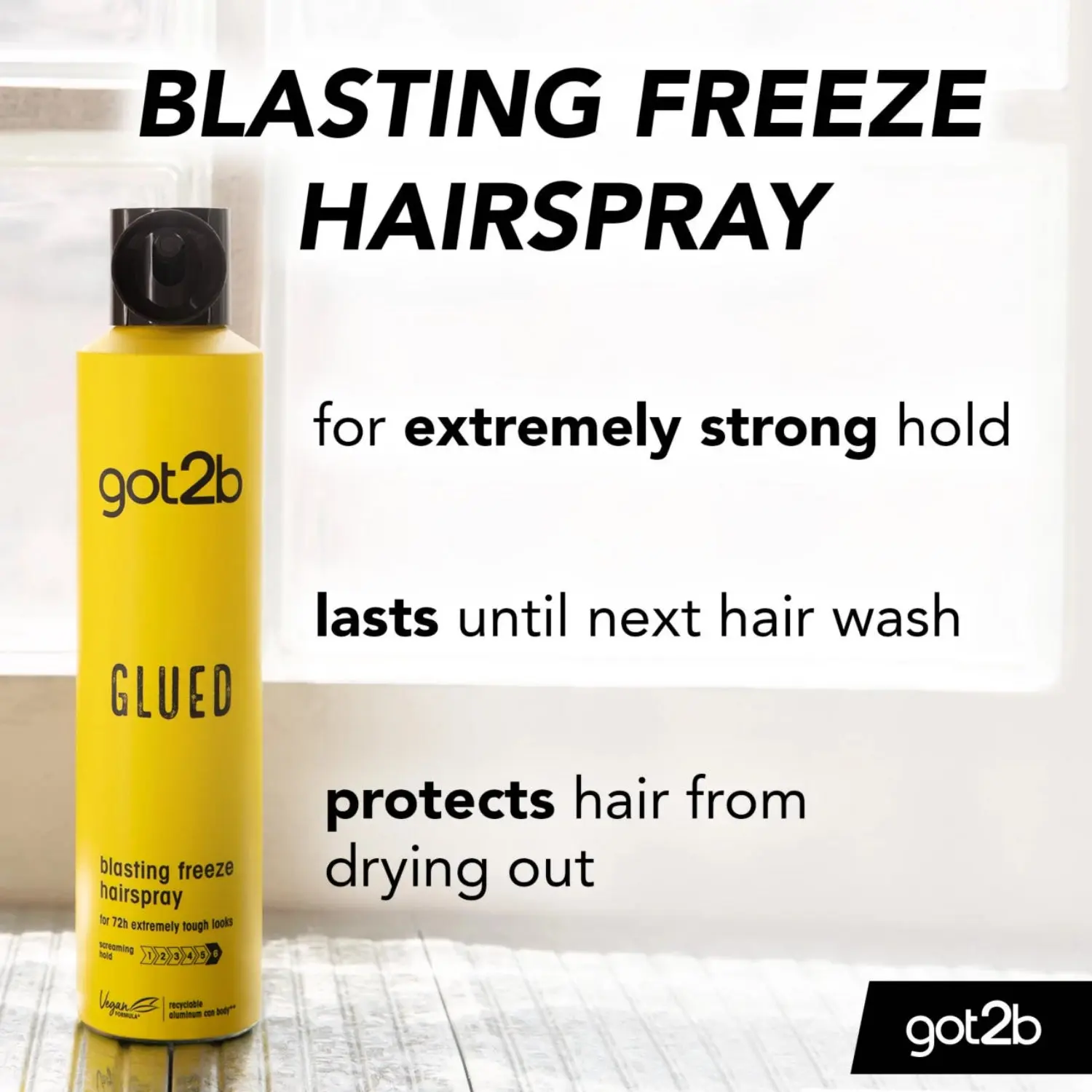Got2b Glued Blasting Freeze Hair Spray 100 ml - Image 3