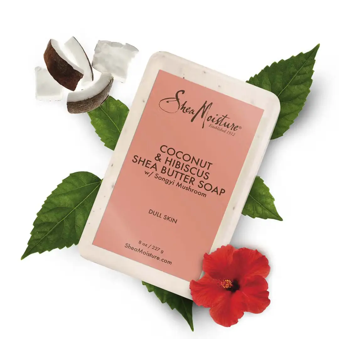 Coconut & Hibiscus Shea Butter Soap - Image 2