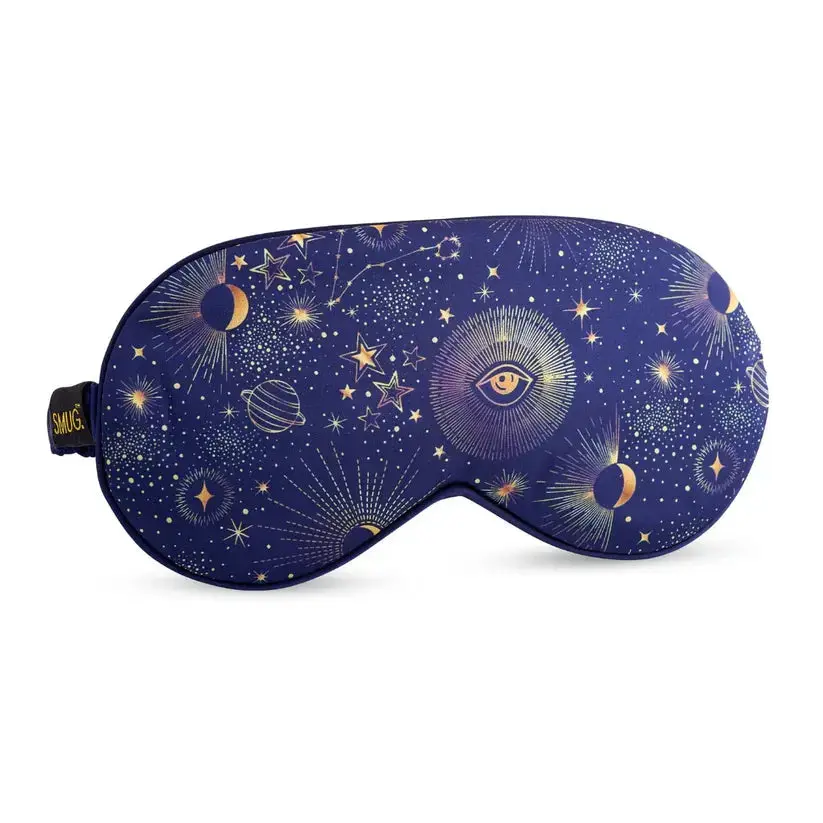 Satin Sleep Mask Blue Celestial