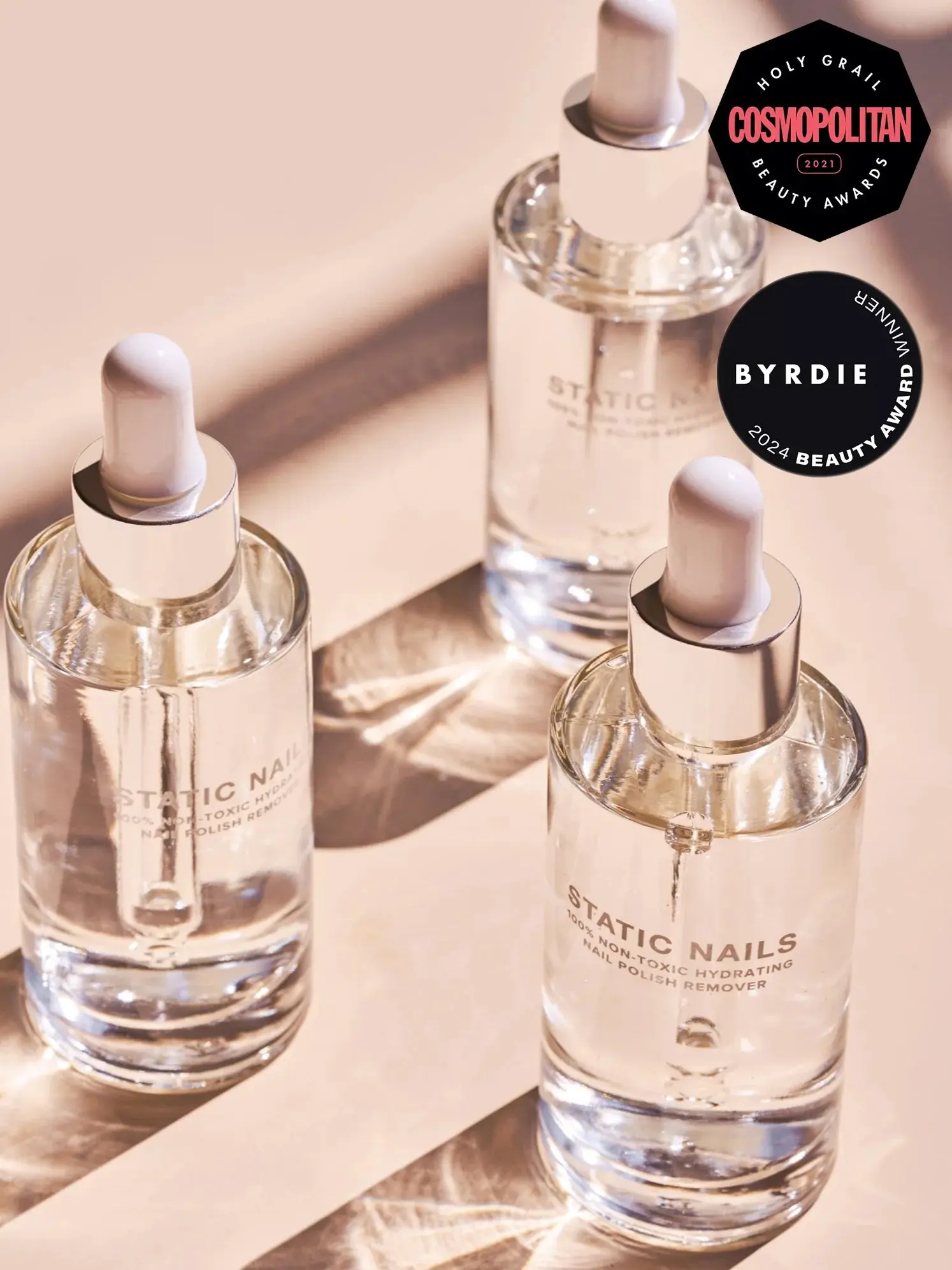 100% Non-Toxic, Odorless Polish & Pop-On Remover Clear - Image 3