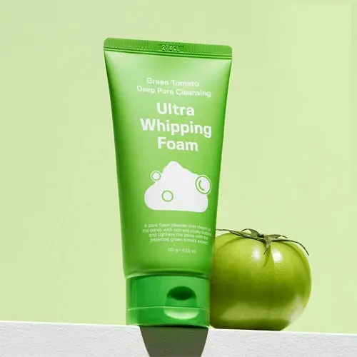 Green Tomato Pore Cleansing Ultra Whipping Foam - Image 3