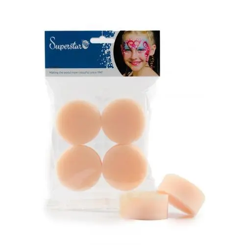 Sponge Round Pink 4pc