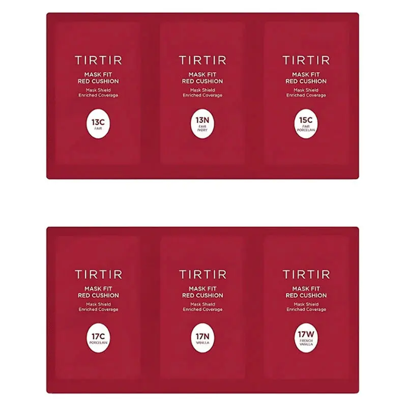 Mask Fit Red Cushion 6 Shade Trial Kit